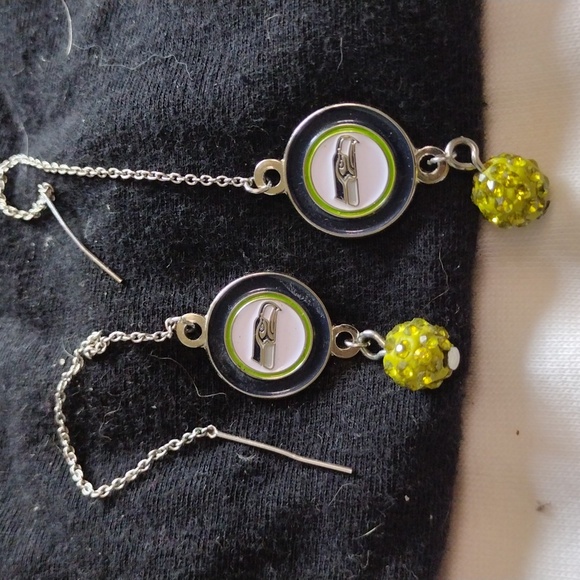 Seattle Seahawks football earrings - Picture 1 of 4